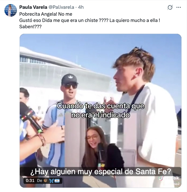 PAULA VARELA SE SUMO A LAS CRITICAS AL "MITO" GILES.
