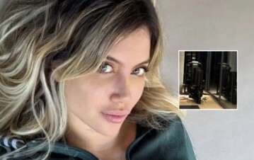 Así es el exclusivo gimnasio que Wanda Nara instaló en su mansión de Nordelta: máquinas modernas, pesas, ventanales y espejo XL