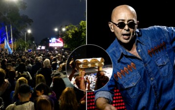 El desgarrador video de la esposa del Indio Solari