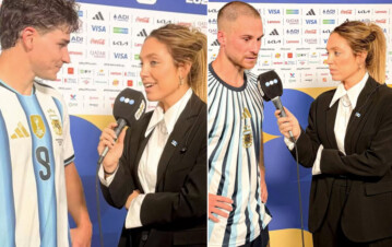 ¿En la mira de los futbolistas? Sofi Martínez envuelta en una insólita situación en pleno Mundial: "Sabés cómo la tirotean, en todos lados"