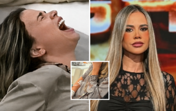 La foto Cinzia internada luego de su dramático accidente en Gran Hermano: se lesionó las vértebras, está con suero y se la vio rendida