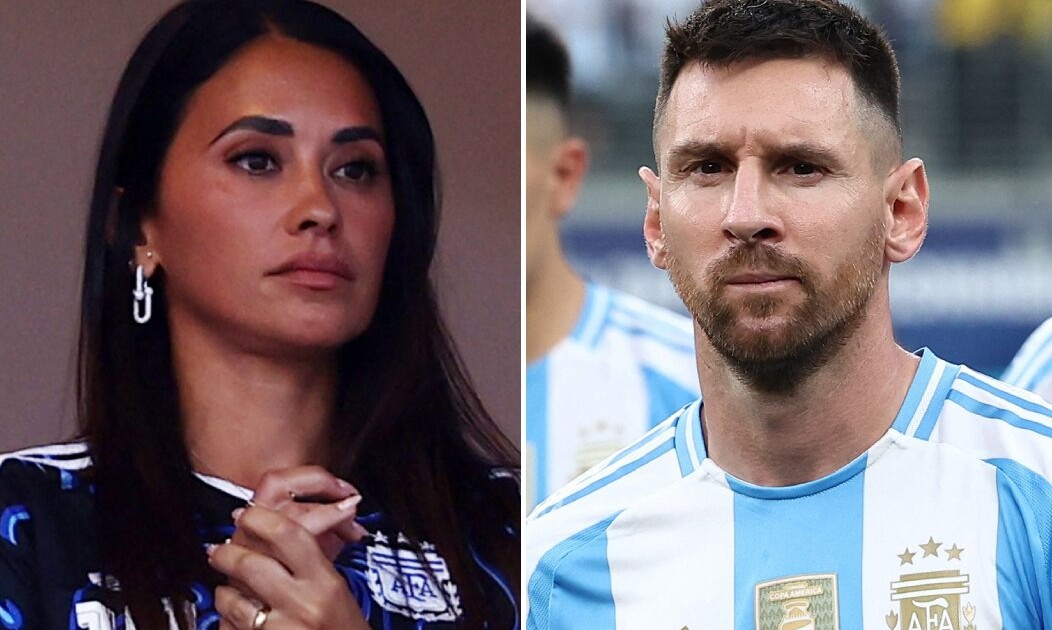 Antonela Roccuzzo y un fuerte gesto con Lionel Messi antes de la final del Mundial con Argentina