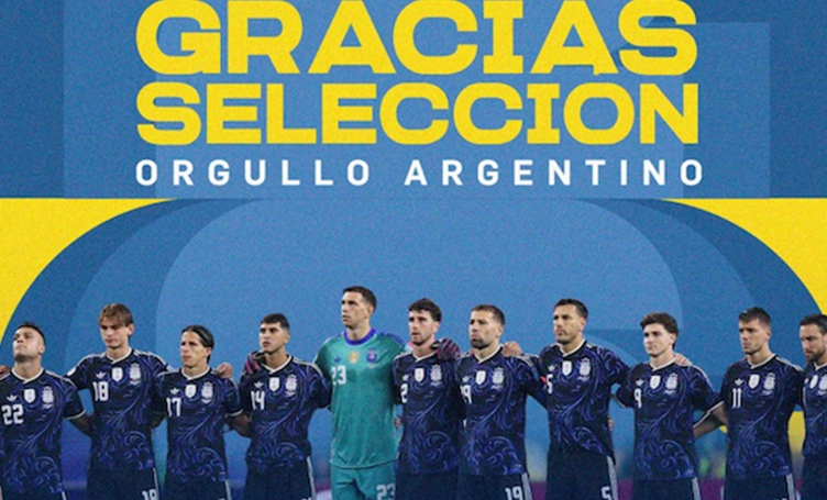 Poderoso club argentino quiso homenajear a la Scaloneta y se "olvidó" a Messi y a Scaloni
