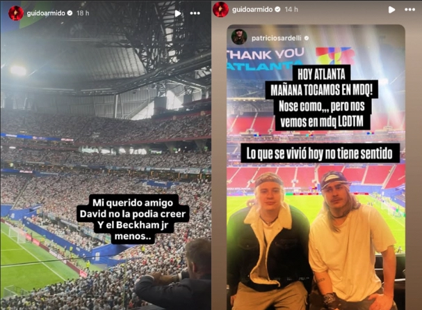 LAS HISTORIAS QUE SUBIO GUIDO SARDELLI DESDE EL ESTADIO DE ATLANTA.