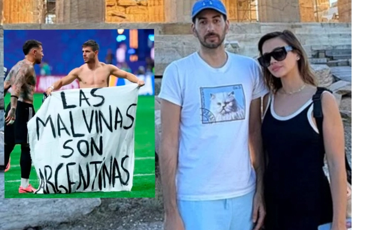 Al novio de Celeste Cid lo salvó la bandera