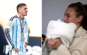 Engancharon a Cami Homs en Ezeiza esperando la llegada de la Selección: por qué fue la ex de Rodrigo de Paul