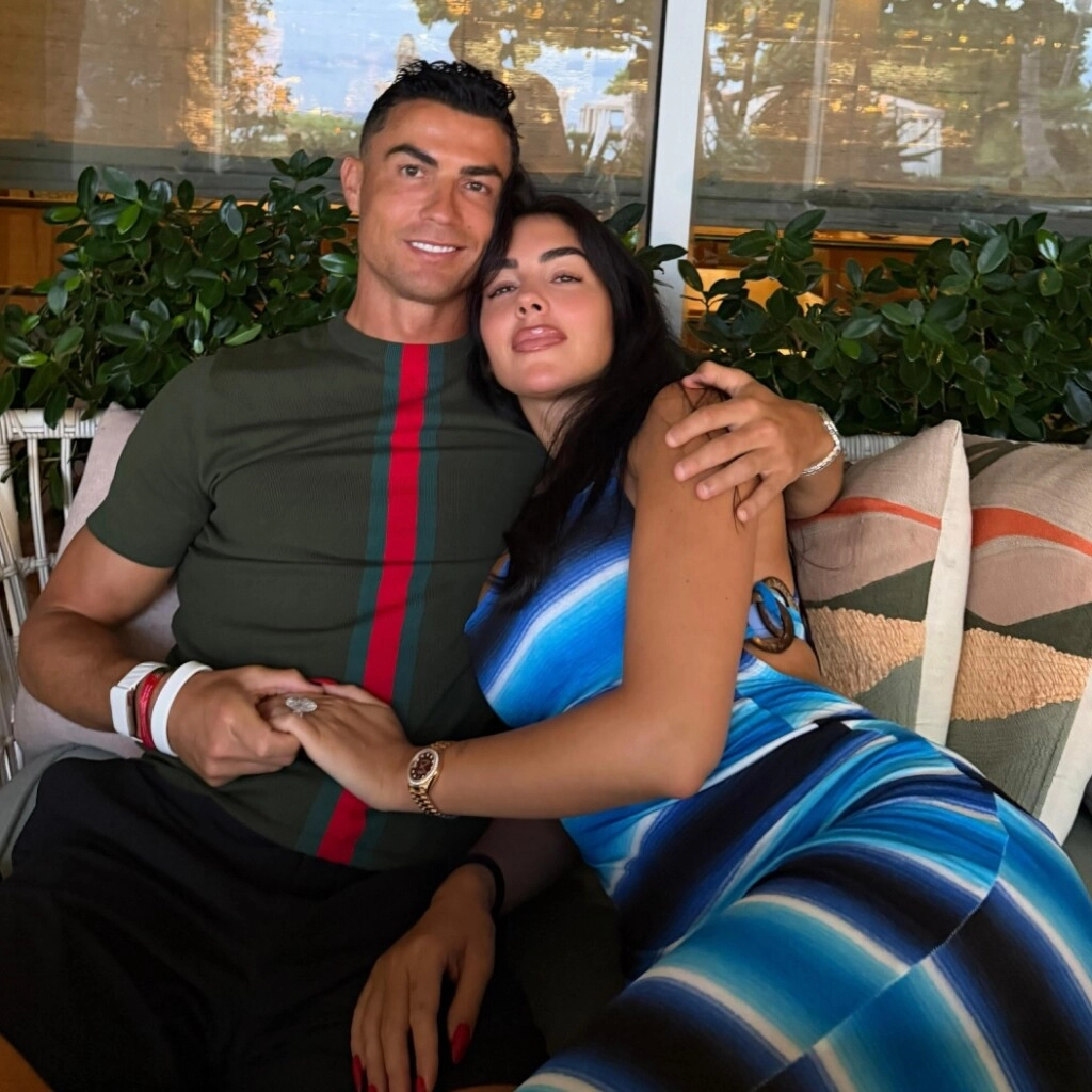 Cristiano Ronaldo y Georgina Rodríguez. (Instagram)