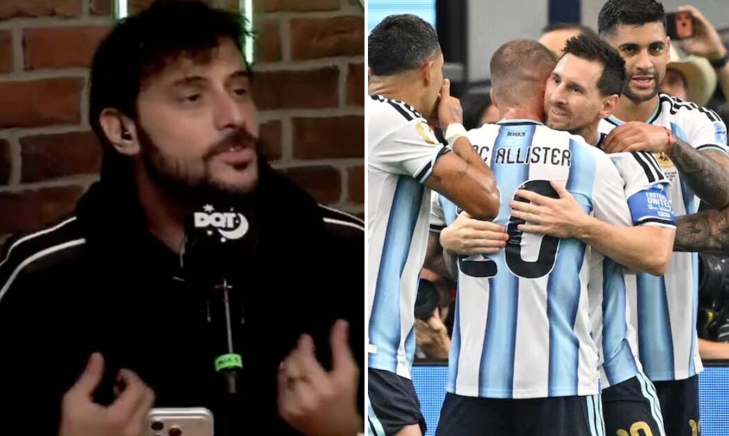 Diego Leuco tuvo una violenta pelea con un hincha en el partido de la Selección Argentina