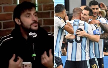 La escandalosa pelea de Diego Leuco con un hincha en medio del partido de la Selección: “Me agarró del cuello y…”