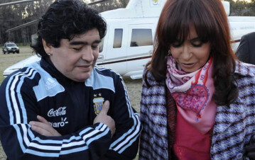 Se filtró un video de Diego Maradona con Cristina Kirchner un mes antes de su muerte: “Te quiero mucho”