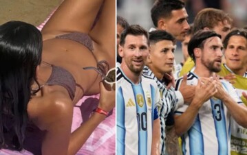 Él es el hombre del momento en la Selección Argentina y ella una de las modelos más deseadas del país: el romance explosivo que se confirmó