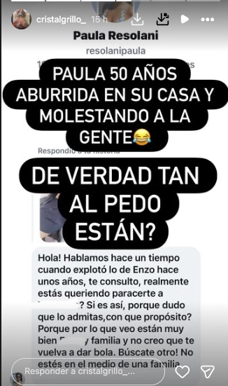 LA EX DE ENZO FERNANDEZ SIGUE PROVOCANDO A FULL.