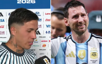 Enzo Fernández se quebró y lloró en vivo al hablar de Lionel Messi tras la histórica victoria en el Mundial: “Me emociona su…”