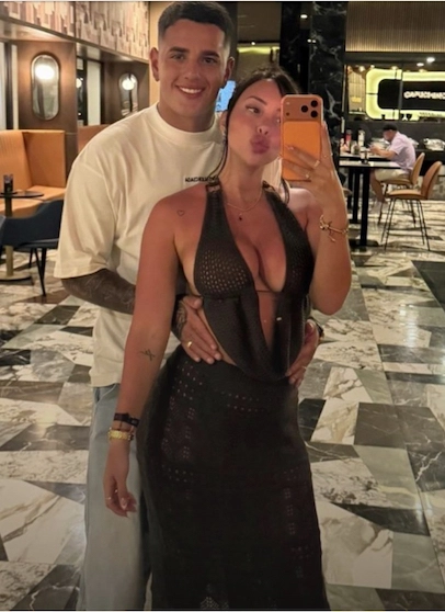 KAREN Y EL TORO MORALES CUANDO ERAN PAREJA. AHORA, ELLA LE HIZO UNA GRAVISIMA DENUNCIA.