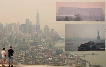 Nueva York se llenó de humo y hay dudas sobre la final