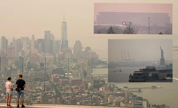 Nueva York se llenó de humo y hay dudas sobre la final