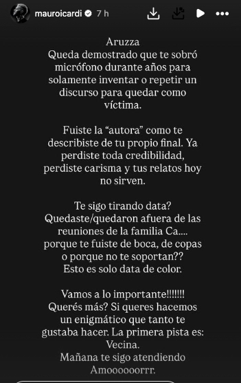 ICARDI, A FULL CONTRA YANINA