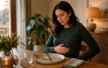 La señal del cuerpo que puede revelar que estás comiendo demasiado rápido
