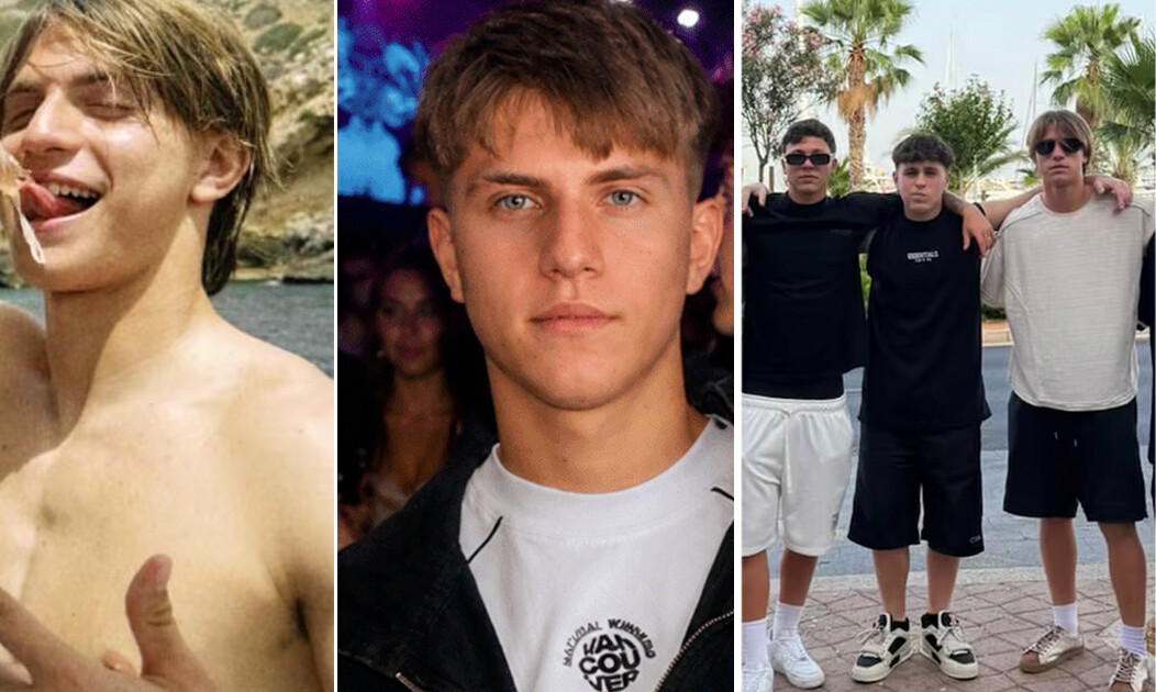 Las alocadas vacaciones de soltero de Valentino López, recién separado, por Europa solo a los 17 años: las fotos que se viralizaron