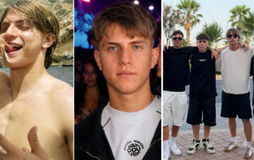 Las alocadas vacaciones de soltero de Valentino López, recién separado, por Europa solo a los 17 años: las fotos que se viralizaron