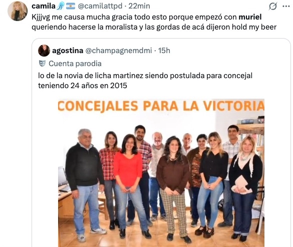EN GUALEGUAY DESEMPOLVARON ESTE CARPETAZO: MURIEL CANDIDATA A CONCEJAL EN 2015. SI AHORA TIENE 28, ¿INTEGRO LA LISTA CON 17?