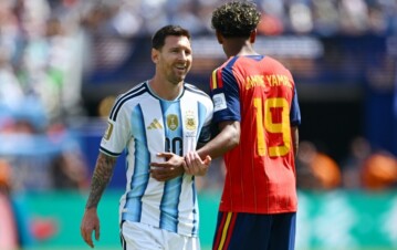 ¡¡Esto se pone cada vez más raro!! Una figura de España usó la IA para mostrar una escena que nunca existió: su abrazo con Messi en la final