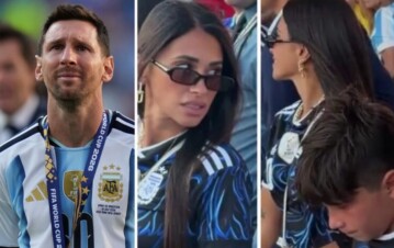 Llena de dolor: la primera imagen de Antonela Roccuzzo junto a sus hijos, luego que Messi pierda el Mundial con Argentina