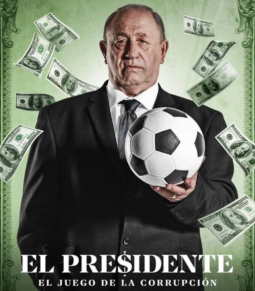 Luis Margani como Julio Grondona, en El presidente.