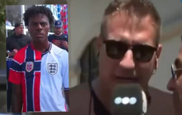 ¡La primera pelea de Argentina-Inglaterra! Maxi López amenazó al streamer más famoso del mundo porque quiere mufarnos: "Te vamos a fajar, vigilante"