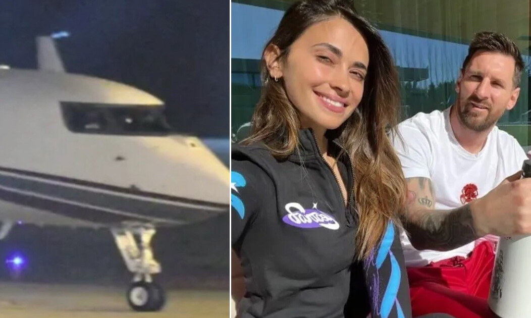 Messi aterrizó en Rosario para reencontrarse con sus papás, Jorge y Celia: llegó con Antonela Roccuzzo y sus hijos, y protagonizó un emotivo regreso