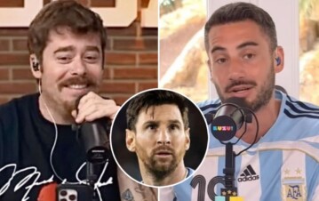 Golpe bajo: la polémica burla de Migue Granados a Nico Occhiato y Luzu por irse del Mundial, con Messi de protagonista
