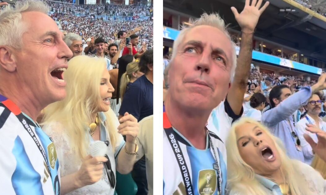 Qué pasó en la tribuna con Susana Giménez y Marley en pleno partido de Argentina en el Mundial