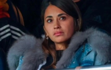 El llanto de Antonela Roccuzzo ante la victoria de Argentina