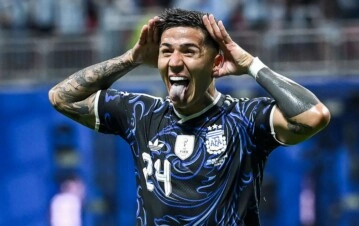 El detrás del festejo de Enzo Fernández tras su golazo a Inglaterra