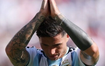 el gesto polémico de Enzo Fernández