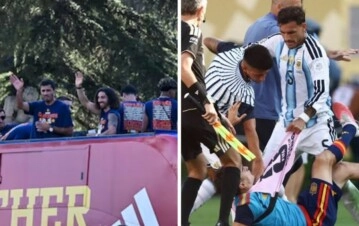 Provocación de jugadores españoles