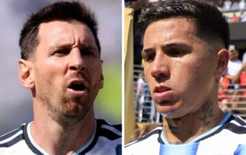 ¿Qué pasó entre Messi y Enzo Fernández? El gesto de cortocircuito que dejó en evidencia el enojo de la Pulga