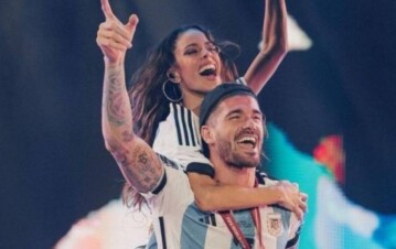 El detalle de Tini Stoessel con Bautista, el hijo de Cami Homs, en el Mundial que no pasó desapercibido