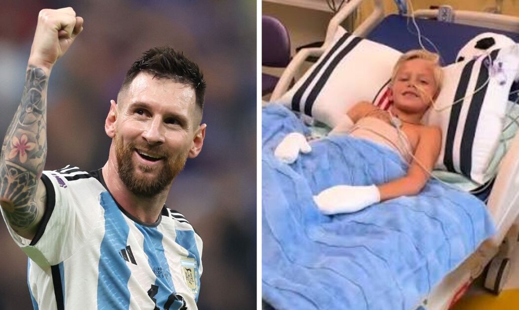 El conmovedor gesto de Leo Messi con un niño que sufrió quemaduras en un accidente en pleno Mundial