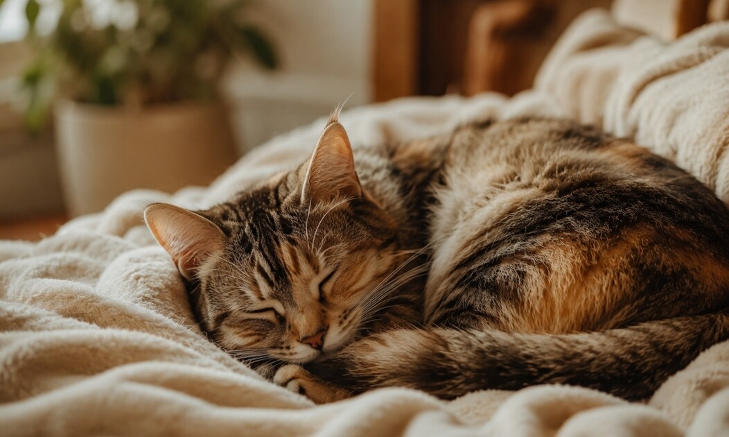 Por qué los gatos ronronean cuando duermen