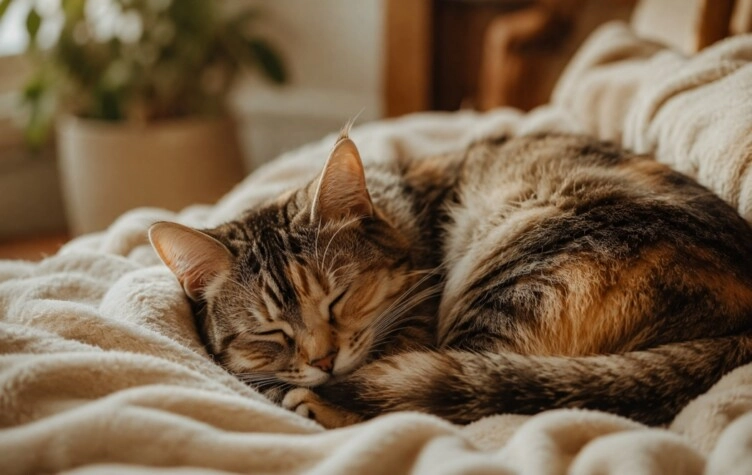 Por qué los gatos ronronean cuando duermen
