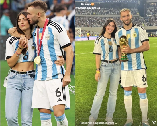 GERMAN PEZZELLA Y AGUSTINA BASCERANO FUERON CAMPEONES DEL MUNDO EN QATAR.