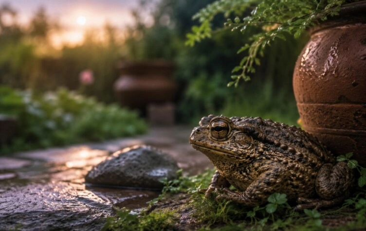 Qué significa que aparezca un sapo en el patio o jardín