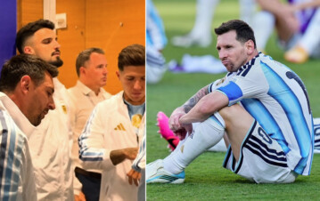 Se supo lo que pasó en el vestuario de Argentina entre los jugadores y la polémica que estalló en la arenga de Messi: "Estaban muy calientes"