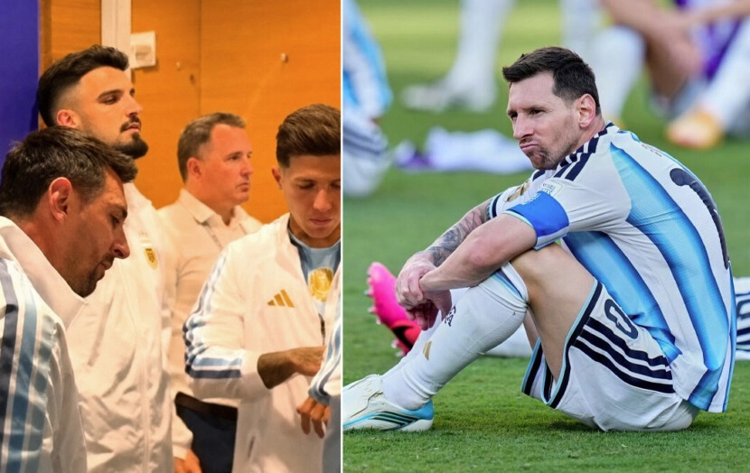 Se supo lo que pasó en el vestuario de Argentina entre los jugadores y la polémica que estalló en la arenga de Messi: "Estaban muy calientes"