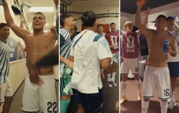 Video: así fue la fiesta de la Selección Argentina tras ganarle a Suiza y meterse en semifinales del Mundial