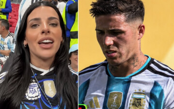 Al borde del llanto, Valentina Cervantes rompió el silencio tras el escándalo que se armó con Enzo Fernández en la derrota contra España