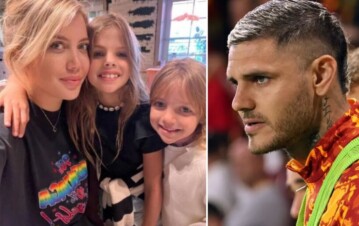 El desesperado pedido de las hijas de Wanda Nara a Mauro Icardi mientras siguen varadas en Italia