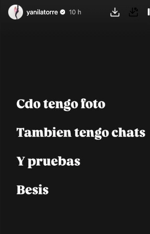 YANINA AMENAZA: TIENE CHATS Y PRUEBAS. Y SI ELLA LO DICE...