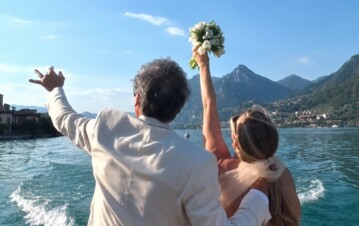 Él tiene 66 años y es el galán del canal, se casó a escondidas en Italia con su joven novia y no invitó ni a un amigo: "Tiene todo el colágeno"
